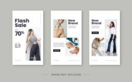 قوالب ستوري انستغرام للأزياء بتصميم بسيط