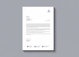 Modern Business Letterhead Design | Clean & Professional Template